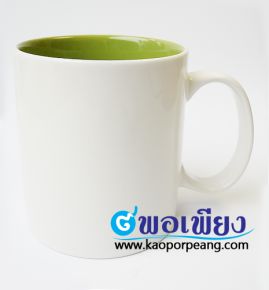 แก้วเซรามิค แก้วมัค Mug สกรีนโลโก้ พิมพ์โลโก้